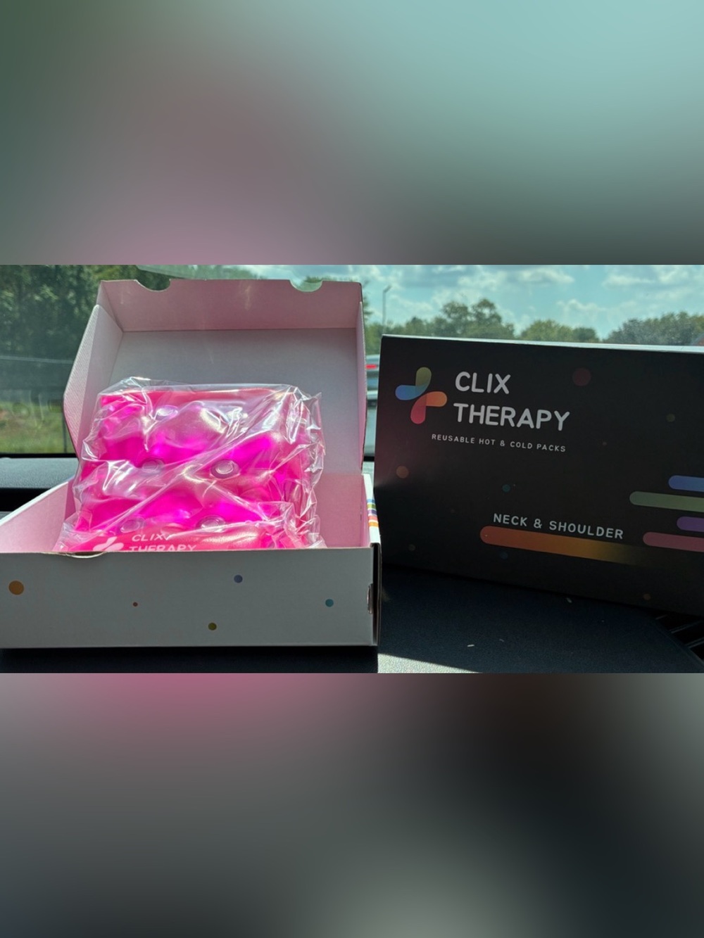 therapy Pink Reusable Neck & Shoulder Gel Pack